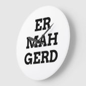 Ermahgerdの柱時計 ラージ壁時計 (傾斜)