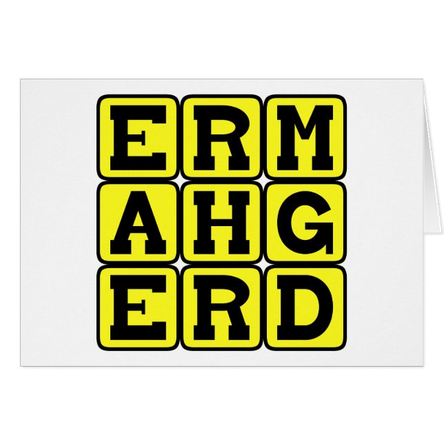 Ermahgerd，インターネットミーム (正面横)