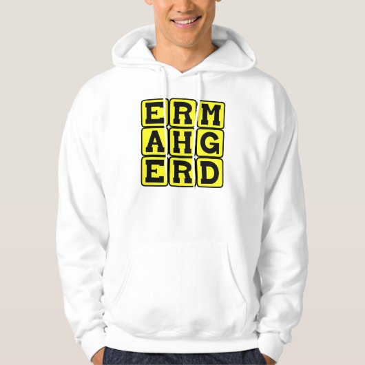 Ermahgerd、インターネット・ミーム パーカ (正面)
