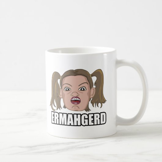 Ermahgerd コーヒーマグカップ (右)
