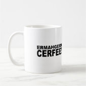 Ermahgerd Cerfee! コーヒーマグカップ (左)