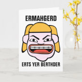 Ermahgerd Herper Berthder カード (黄色い花)