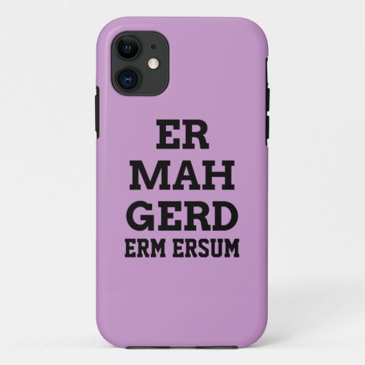 Ermahgerd iPhone 5かろうじてケース Case-Mate iPhoneケース (裏面)