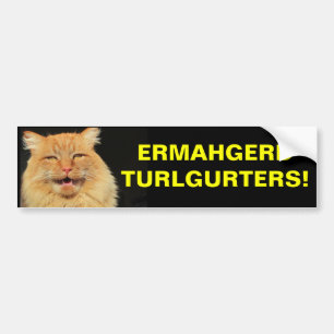 Ermahgerd Turlgerters! 車間距離無視 バンパーステッカー