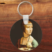 Ermineの女性 キーホルダー (正面)