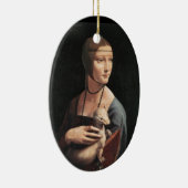 Ermineを持つ女性 セラミックオーナメント (右)