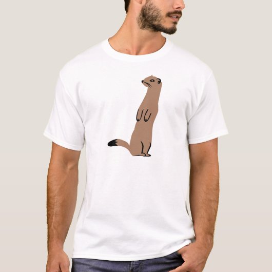 Ermine - Stoat -イタチ Tシャツ (正面)
