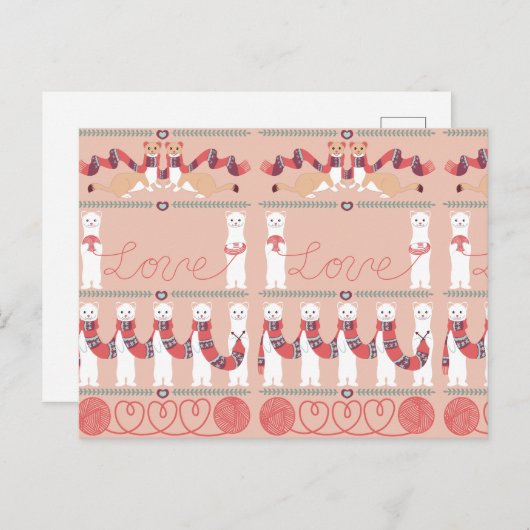 Erminesポストカードからの愛 ポストカード (正面/裏面)