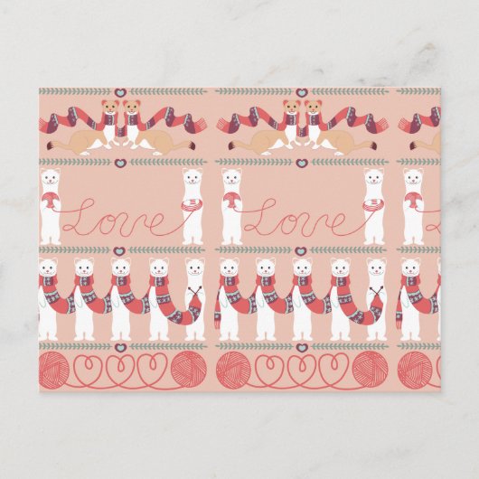 Erminesポストカードからの愛 ポストカード (正面)