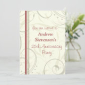 Ermployee記念日のパーティの招待状 招待状 (スタンド正面)