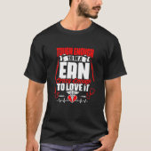ERNに強い – 医療RN看護エマージェンシーロ Tシャツ (正面)