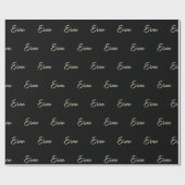 Erna white gold Handwriting Geschenkpapier ラッピングペーパー (フラット)