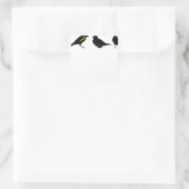 erndubによる3羽の小さい鳥 スクエアシール (バッグ)