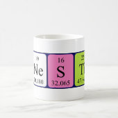 Ernestina定期的なテーブル名mag コーヒーマグカップ (中央)