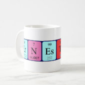 Ernestina定期的なテーブル名mag コーヒーマグカップ (正面左)