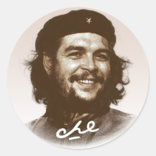 Ernesto Che Guevaraのスマイル ラウンドシール