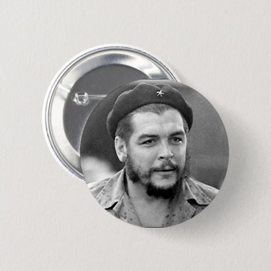 Ernesto Che Guevara 缶バッジ (正面&裏面)