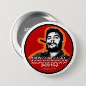 Ernesto "Che" Guevara 缶バッジ (正面&裏面)