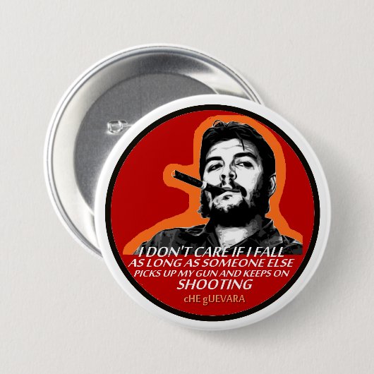 Ernesto "Che" Guevara 缶バッジ (正面&裏面)