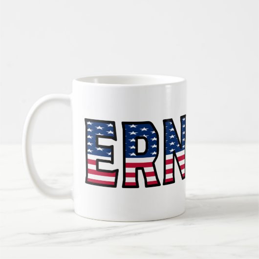 Ernesto Name Vorname USA styled Tasse Kaffeetasse コーヒーマグカップ (左)