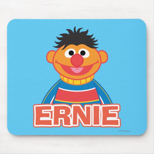 Ernieのクラシックなスタイル マウスパッド (正面)