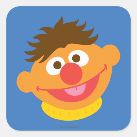 Ernieは直面します スクエアシール (正面)