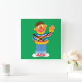 Ernieグラフィック スクエア壁時計 (ホーム)