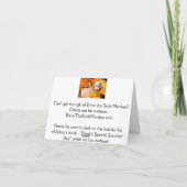 Ernieソックス猿のカボチャメッセージカード カード (裏面)