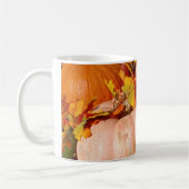 Ernieソックス猿のハロウィンのカボチャマグ コーヒーマグカップ (左)