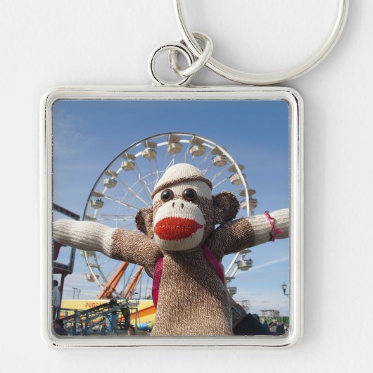Ernieソックス猿の観覧車Keychain キーホルダー (正面)