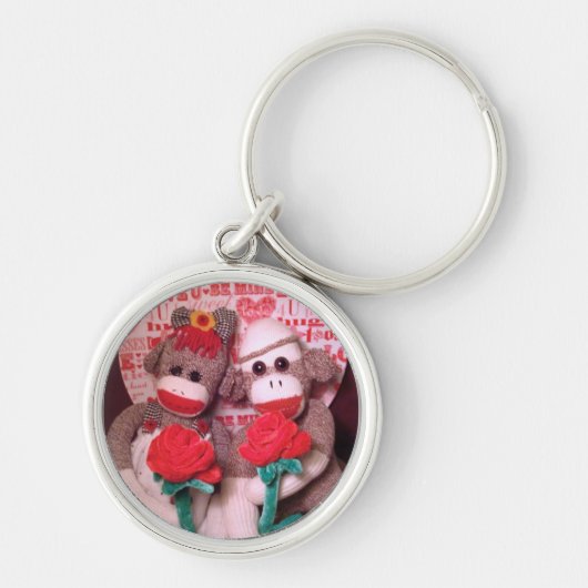 Ernieソックス猿愛Keychain キーホルダー (正面)