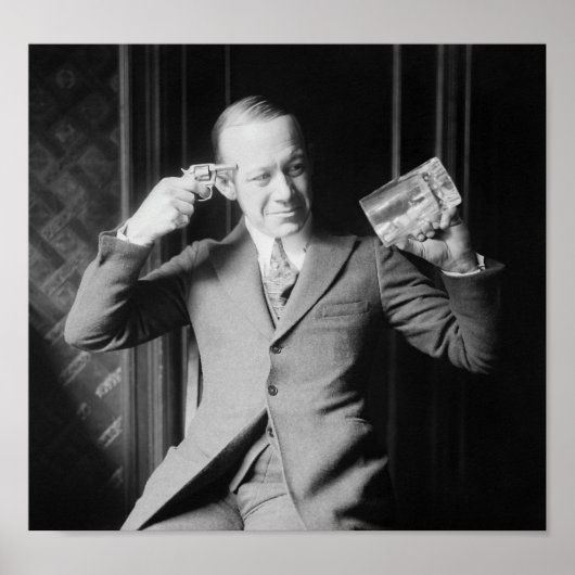 Ernie Hare – 死ぬかアルコール – 禁酒写真 ポスター (正面)