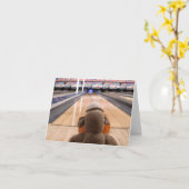 Ernie the Sock Monkeyボーリングノートカード カード (黄色い花)