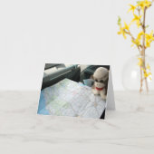 Ernie the Sock Monkey Map 読's Note Card カード (黄色い花)