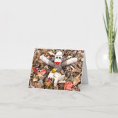 Ernie the Sock Monkey Pile of 離れ Monkey Note Card カード (正面)