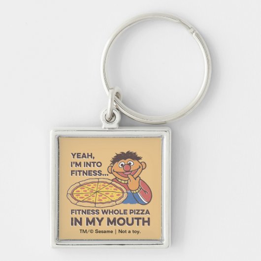 ErnieYeah、私はフィットネスにあります キーホルダー (正面)