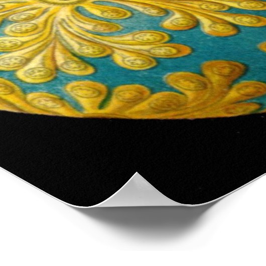 Ernst Haeckelポスター~ Actiniae ポスター (角)