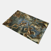 Ernst Haeckel様々なエキゾチックなカエル：Batracia ドアマット (アングル)