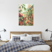 Ernst Haeckel著、Muscinae Laubmooseのコケ キャンバスプリント (インサイチュ (寝室))