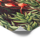 Ernst Haeckel著、Muscinae Laubmooseのコケ ポスター (角)