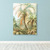 Ernst Haeckel著Filicinae Laubfarneシダ キャンバスプリント (インサイチュ (ウッドフロア))