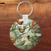 Ernst Haeckel Hummingbirds -自然のアート型枠 キーホルダー (正面)