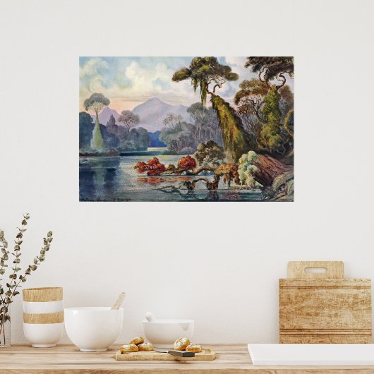 Ernst Haeckel - Kelani Riverポスター ポスター (キッチン)