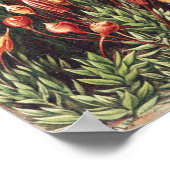Ernst Haeckel Moss Nature Print Dark Academia ポスター (角)