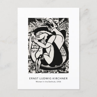 Ernst L. Kirchner – 白黒アーモダント ポストカード