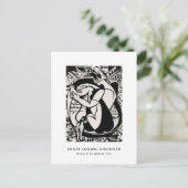 Ernst L. Kirchner – 白黒アーモダント ポストカード (スタンド正面)