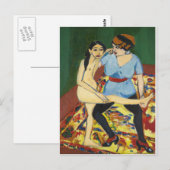 Ernst Ludwig Kirchner – ダンストレーニング ポストカード (正面/裏面)