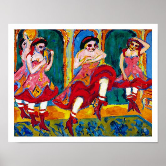 Ernst Ludwig Kirchner – チャルダスダンサー ポスター (正面)