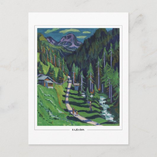 Ernst Ludwig Kirchner #338 -ファインアートはがき ポストカード (正面)