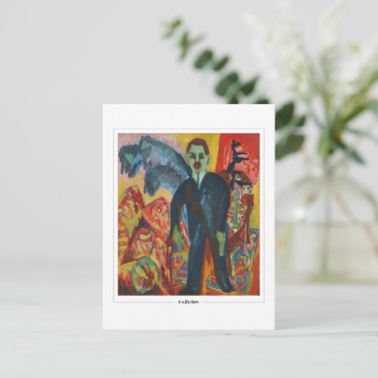 Ernst Ludwig Kirchner #360 -ファインアートはがき ポストカード (スタンド正面)